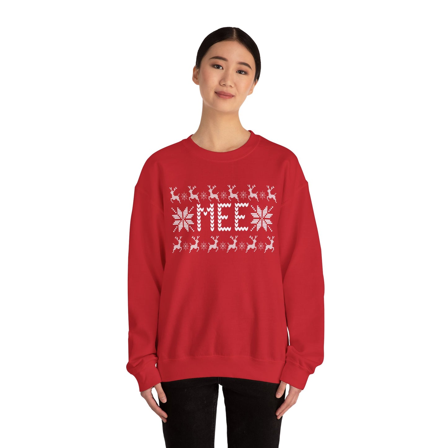 MEE UGLY SWEATER HEAVY BLEND CREWNECK