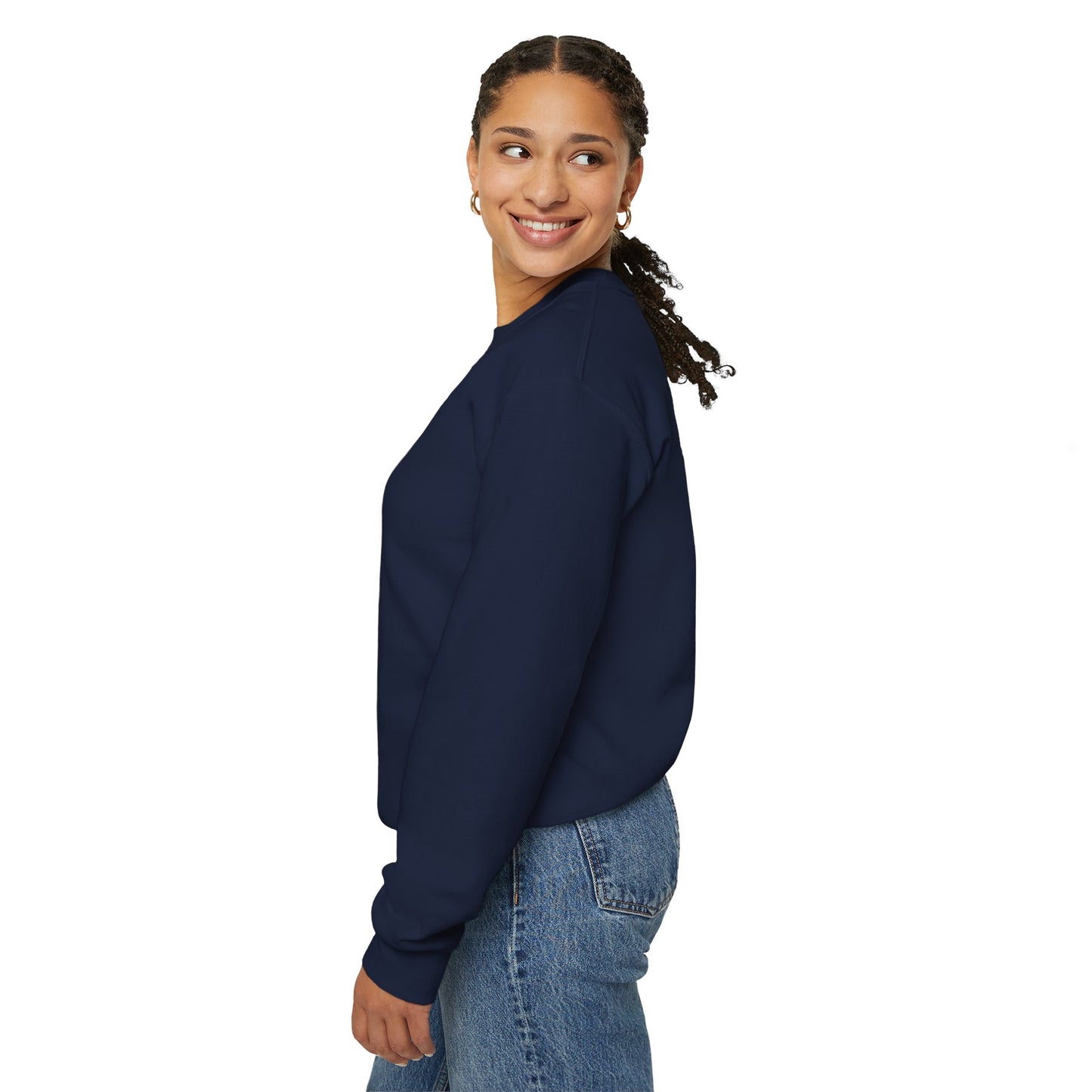 NAVY BOSTON EMS P2 HEAVY BLEND CREWNECK