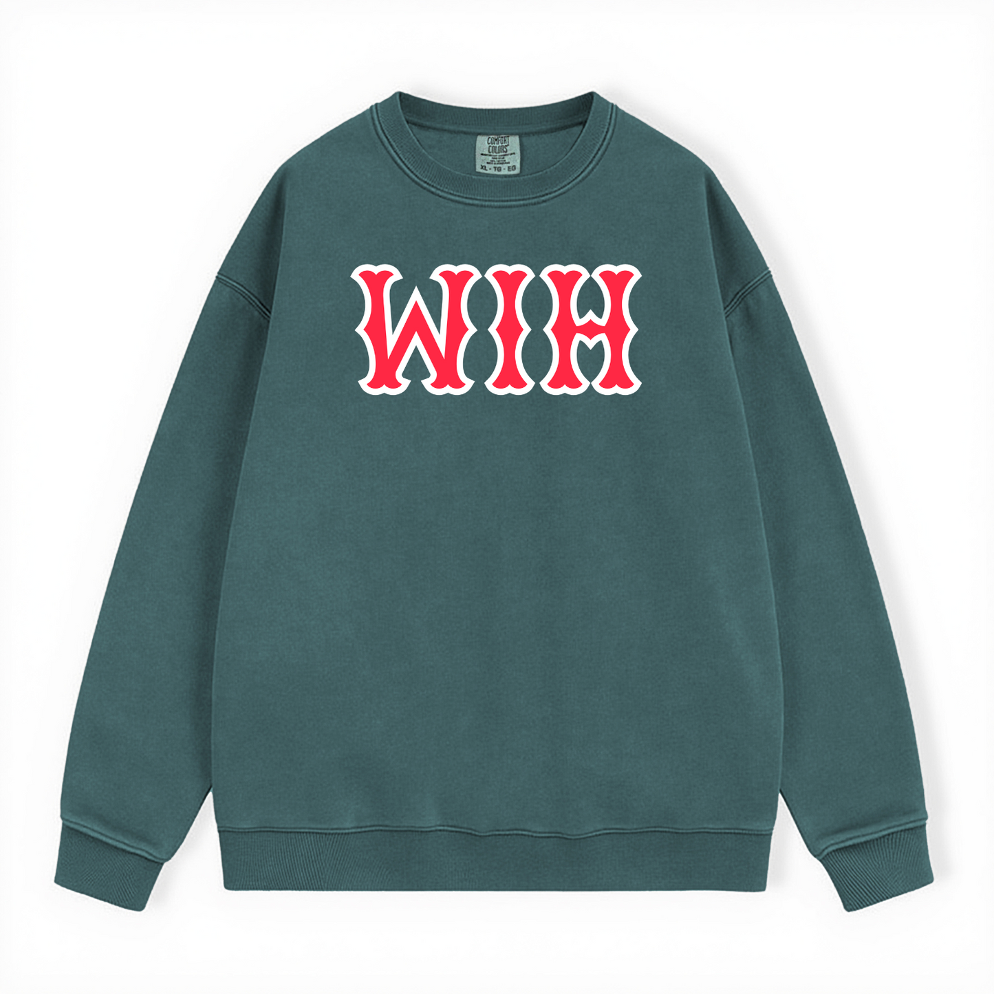 WIH SOX LETTERS CREWNECK