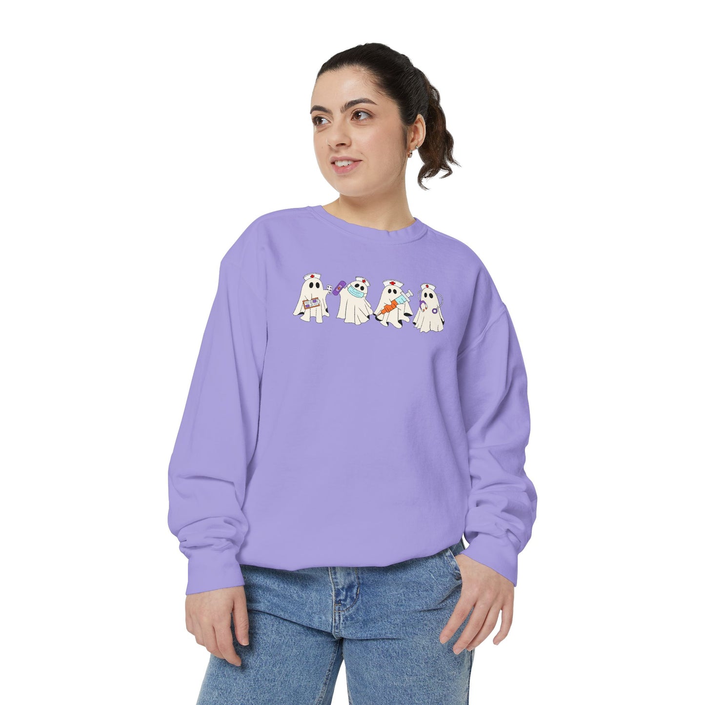 BOO BOO CREW GHOST CREWNECK