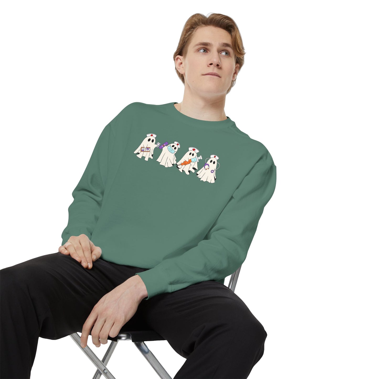 BOO BOO CREW GHOST CREWNECK