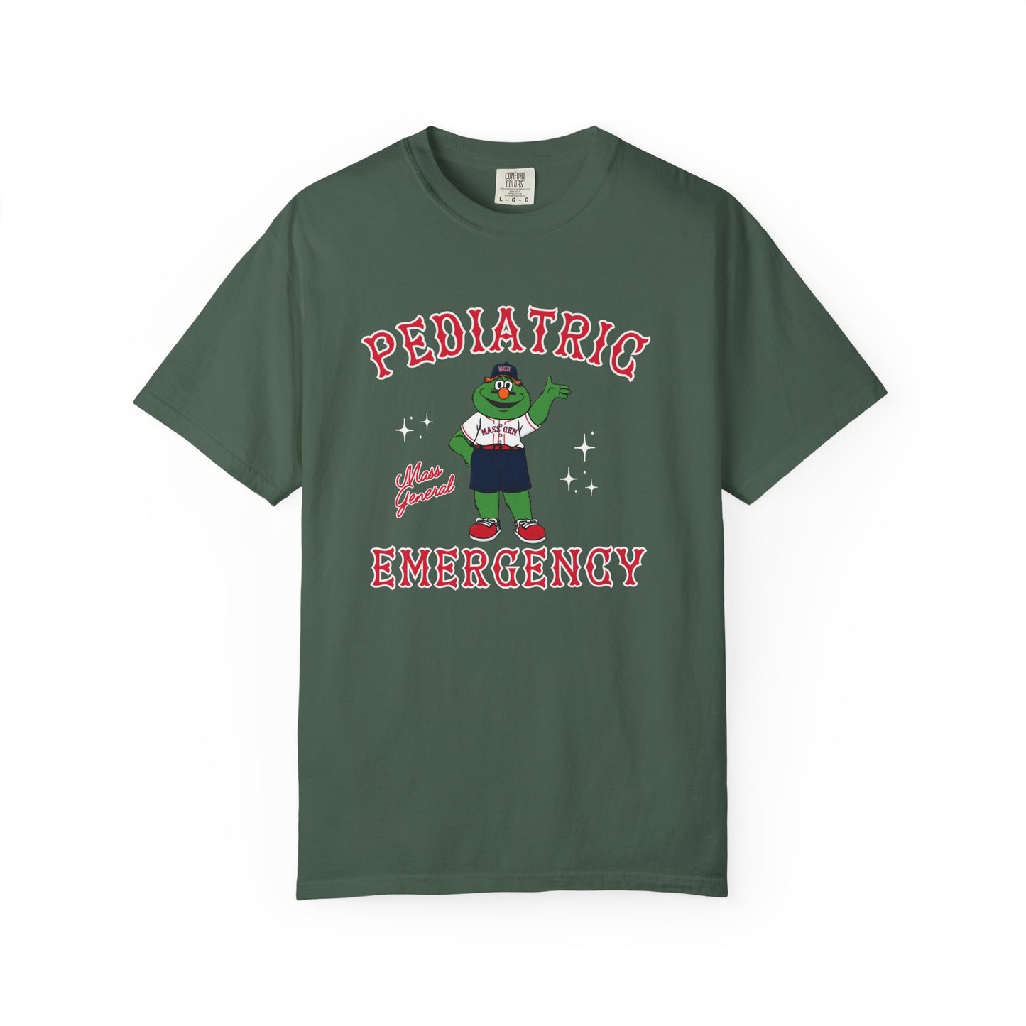 MGH PEDIATRIC EMERGENCY GREEN MONSTER T-SHIRT