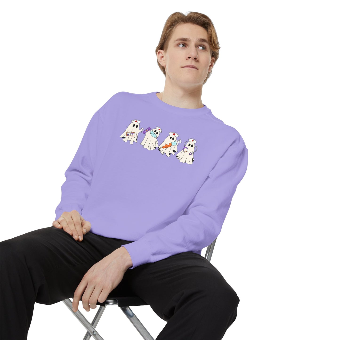 BOO BOO CREW GHOST CREWNECK