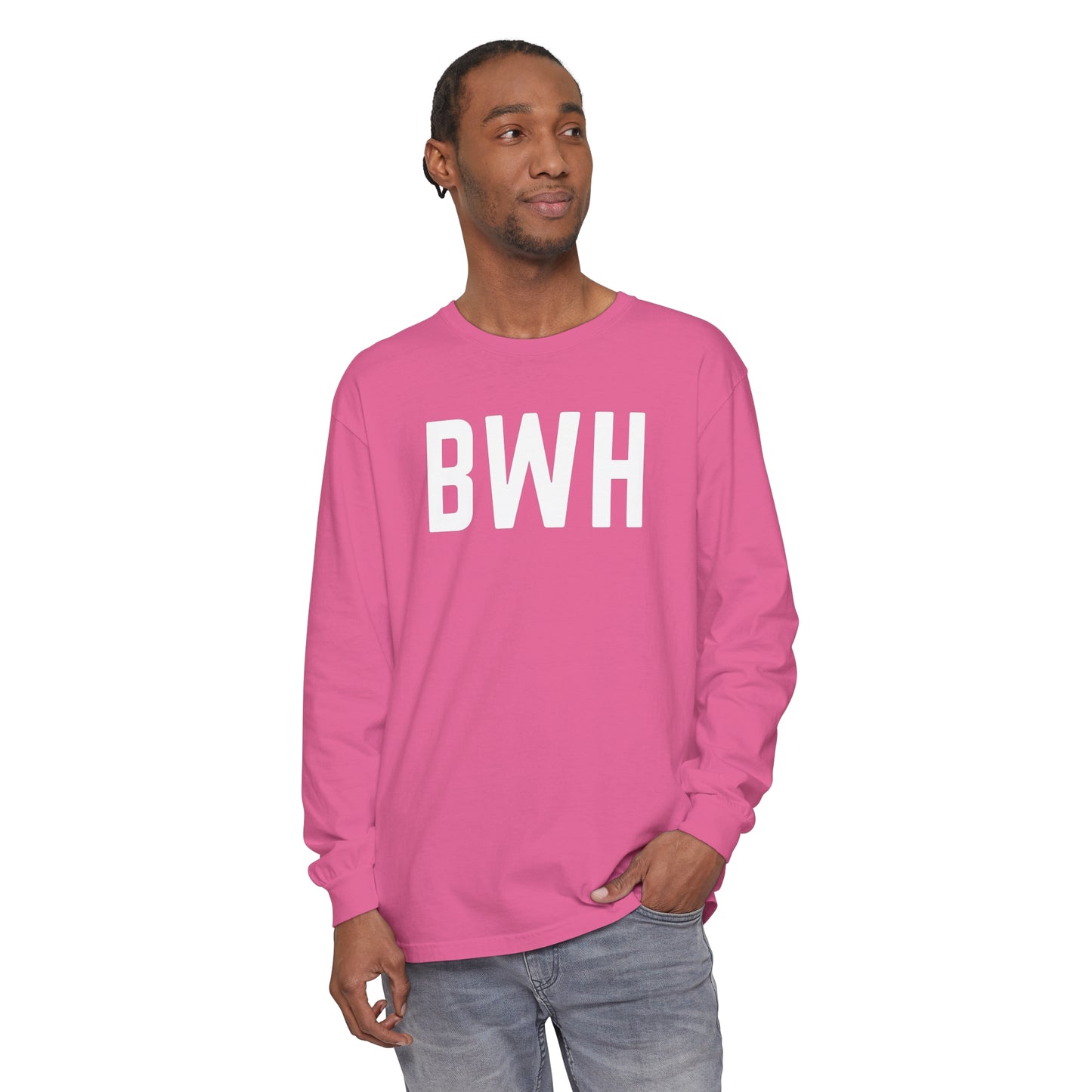 Unisex Garment-dyed Long Sleeve T-Shirt