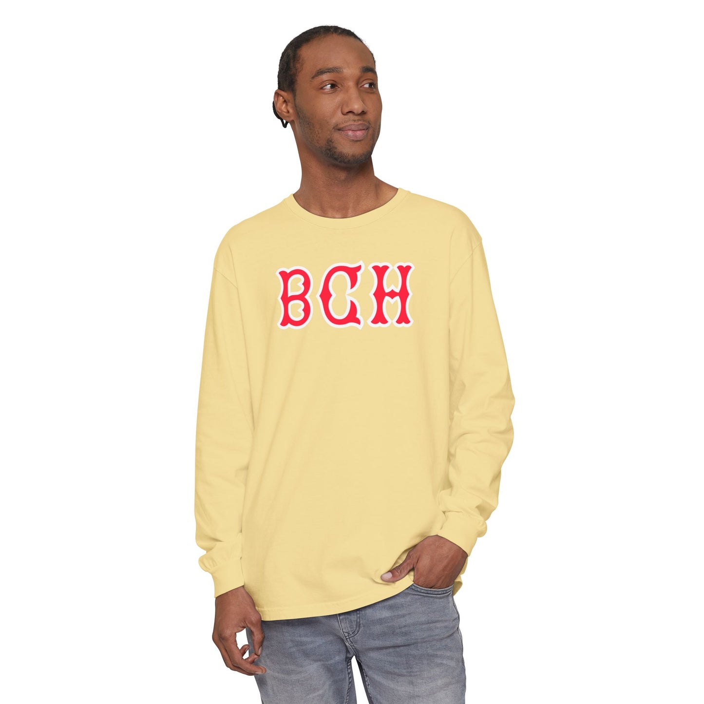 BCH SOX LETTERS LONG SLEEVE
