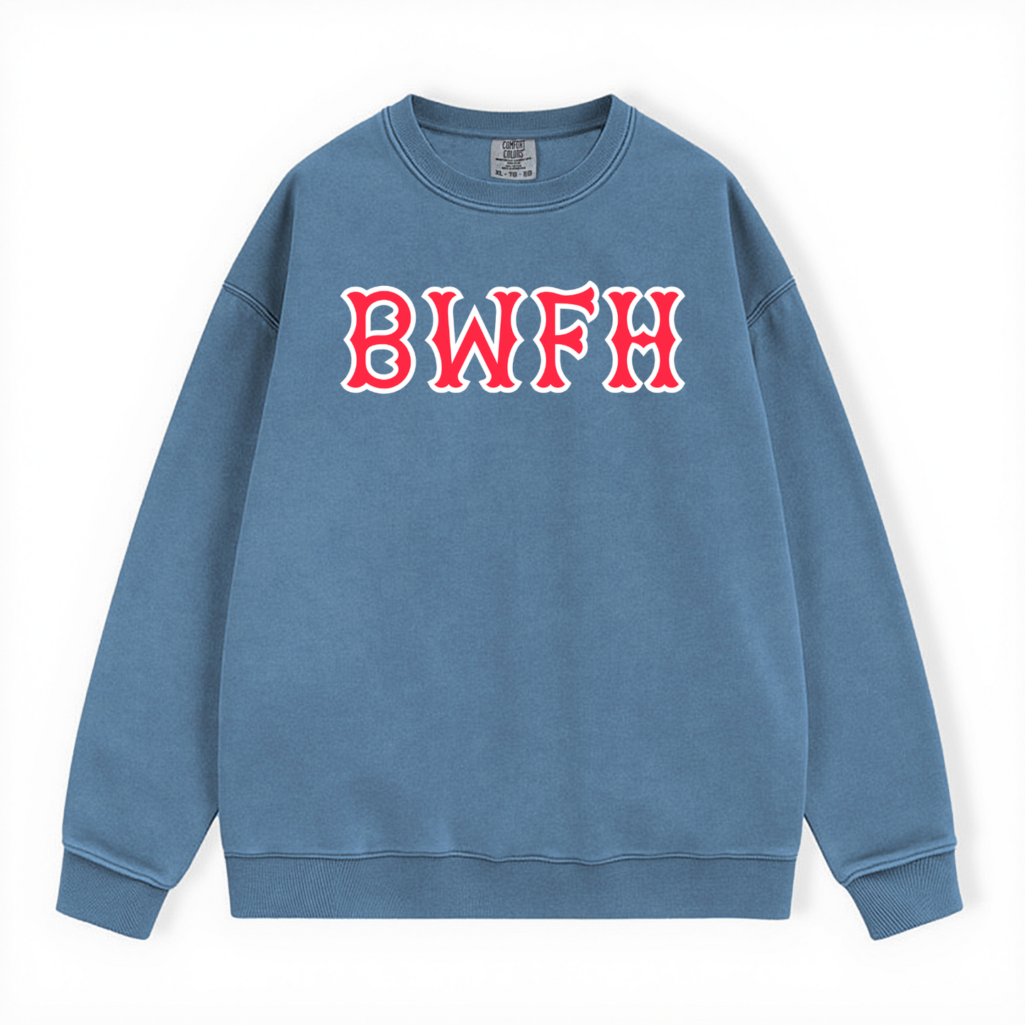 BWFH SOX LETTERS CREWNECK