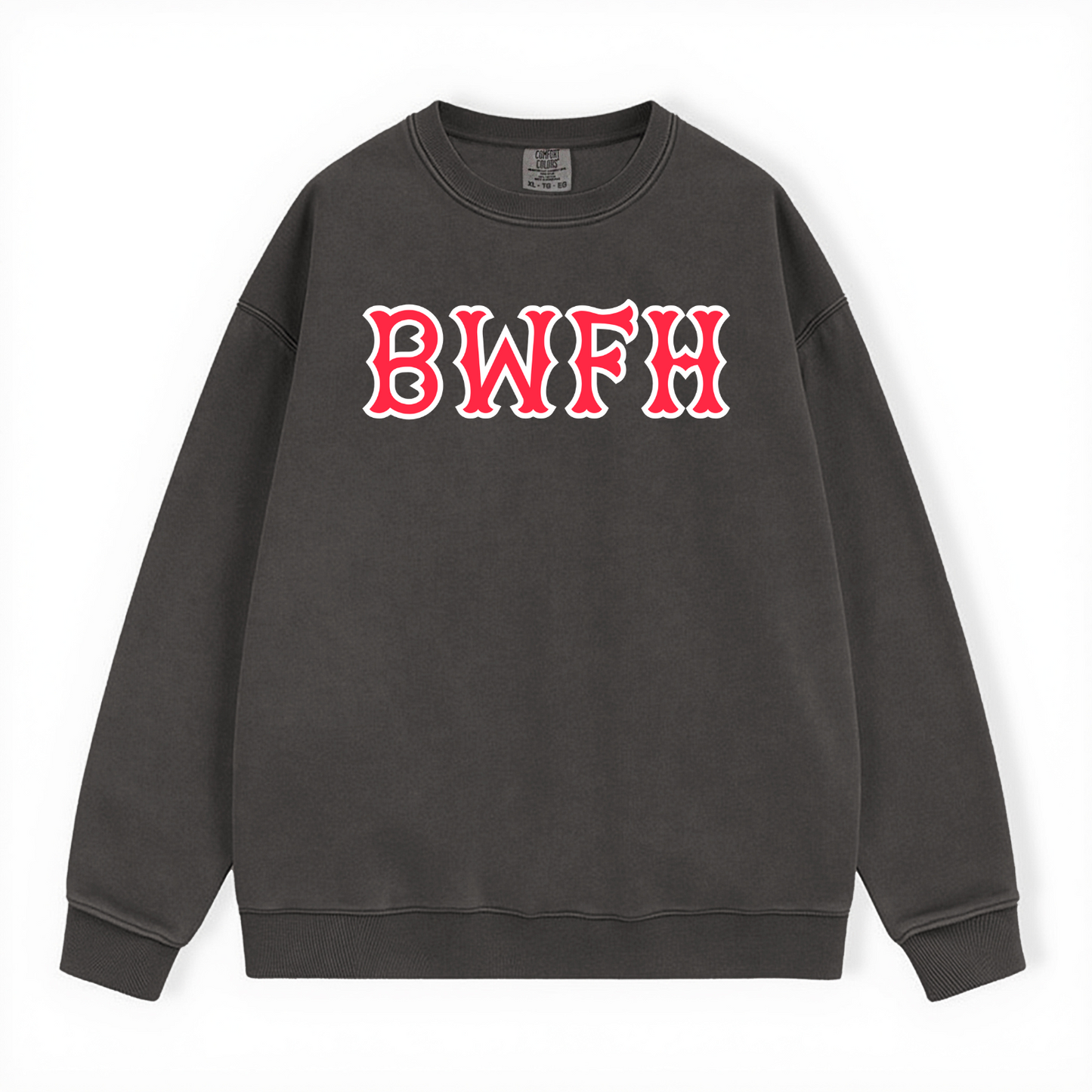 BWFH SOX LETTERS CREWNECK