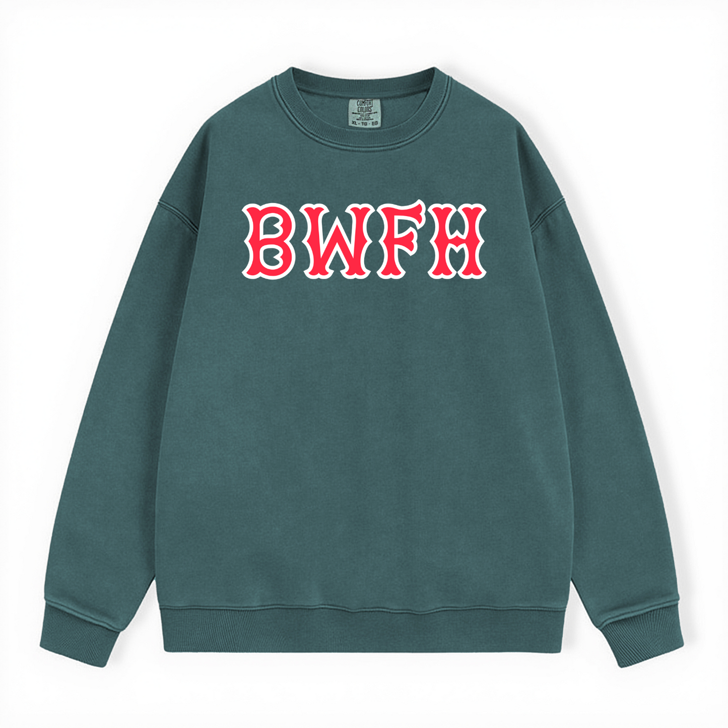 BWFH SOX LETTERS CREWNECK