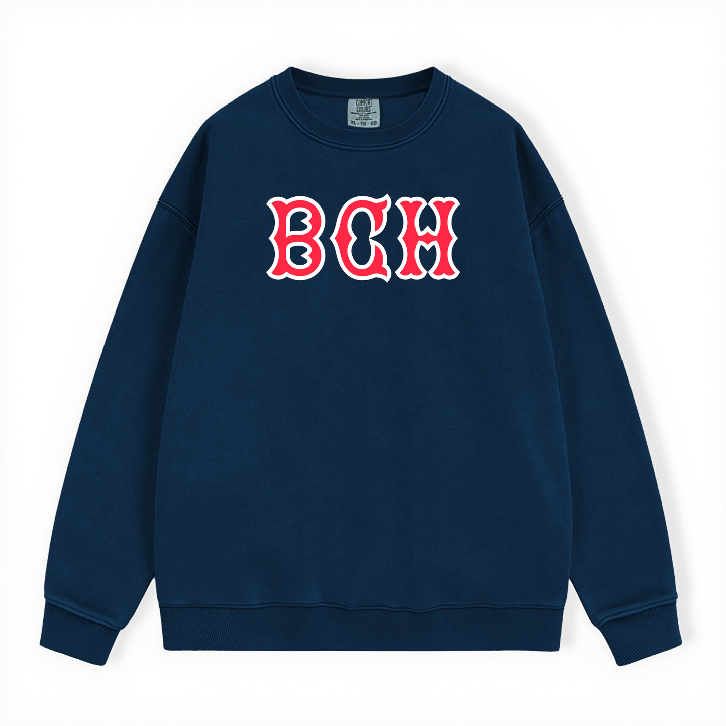 BCH SOX LETTERS CREWNECK