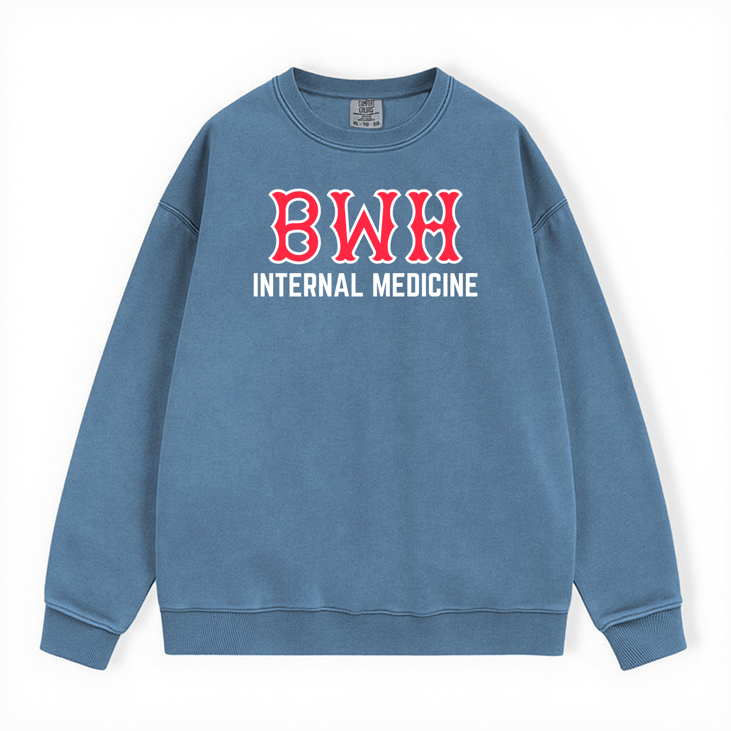 BWH INTERNAL MEDICINE COMFORT COLORS CREWNECK