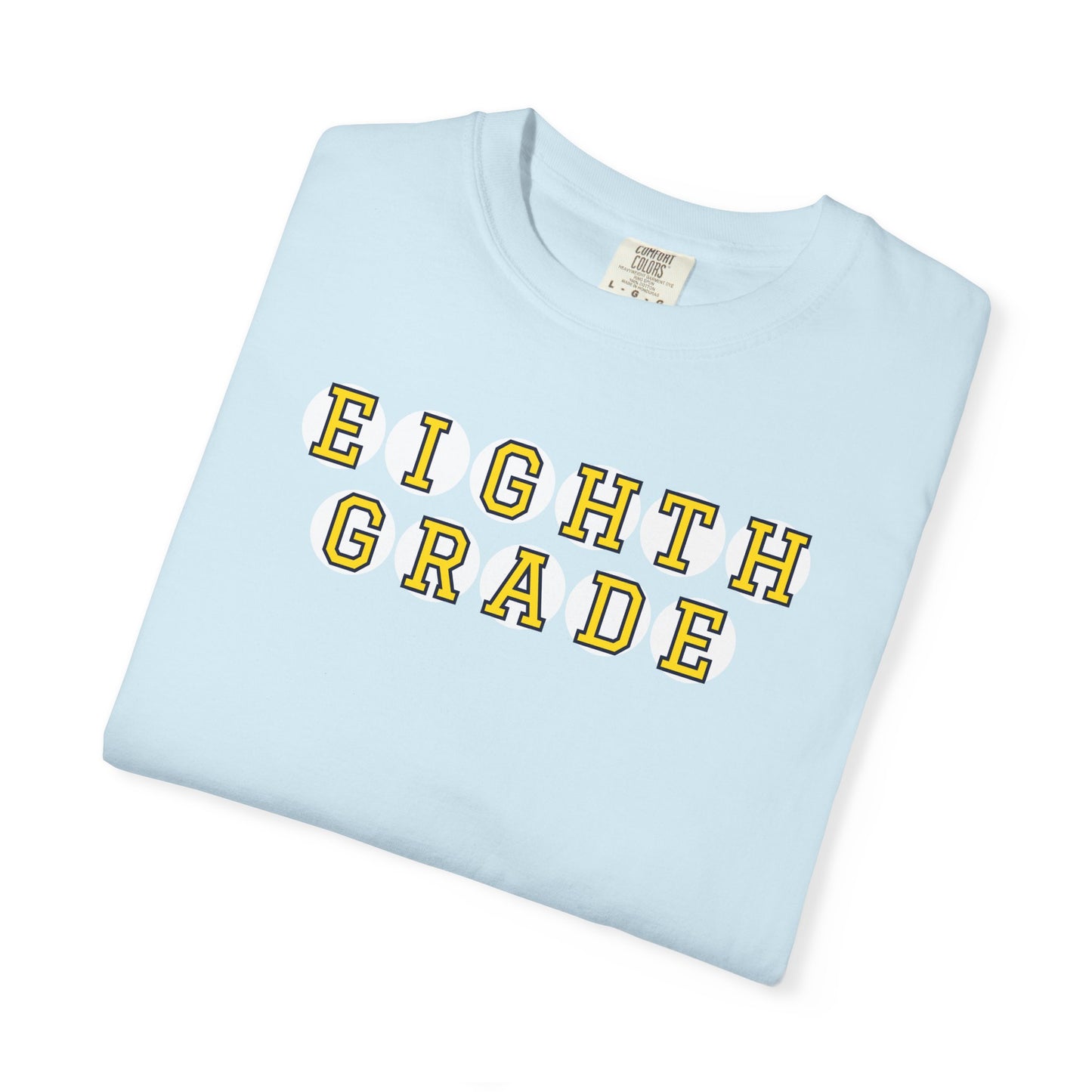 EIGHTH GRADE YELLOW PLAYER LETTERS T-SHIRT