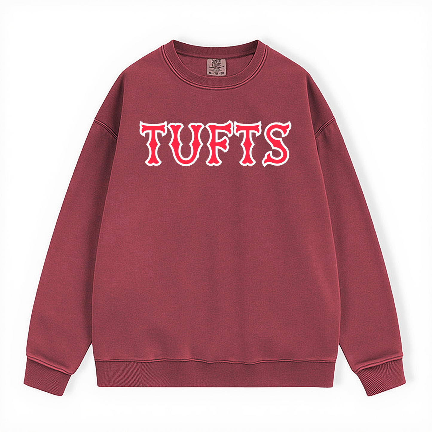 TUFTS SOX LETTERS CREWNECK