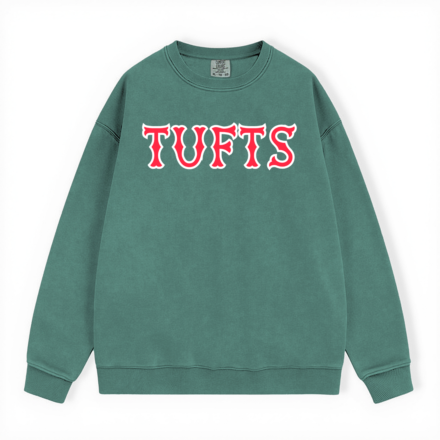 TUFTS SOX LETTERS CREWNECK