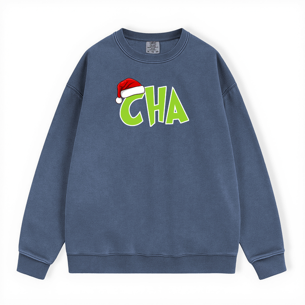 CHA GRINCH COMFORT COLORS CREWNECK