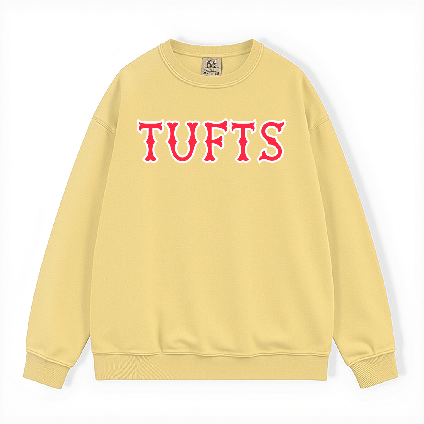 TUFTS SOX LETTERS CREWNECK
