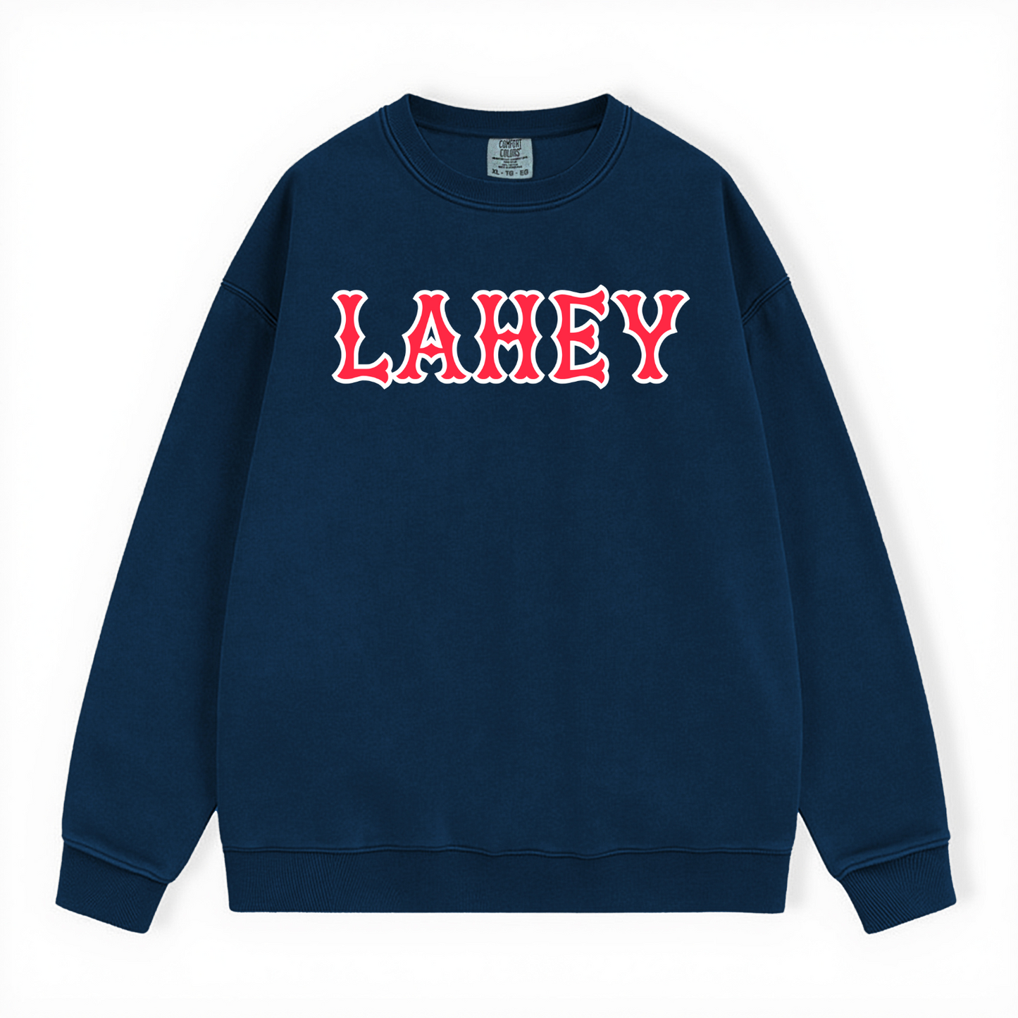 LAHEY SOX LETTERS CREWNECK