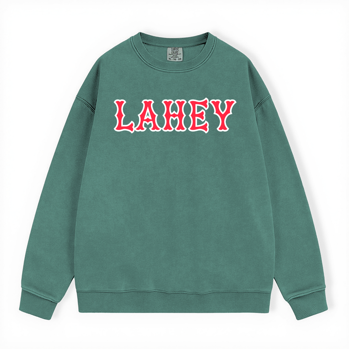 LAHEY SOX LETTERS CREWNECK