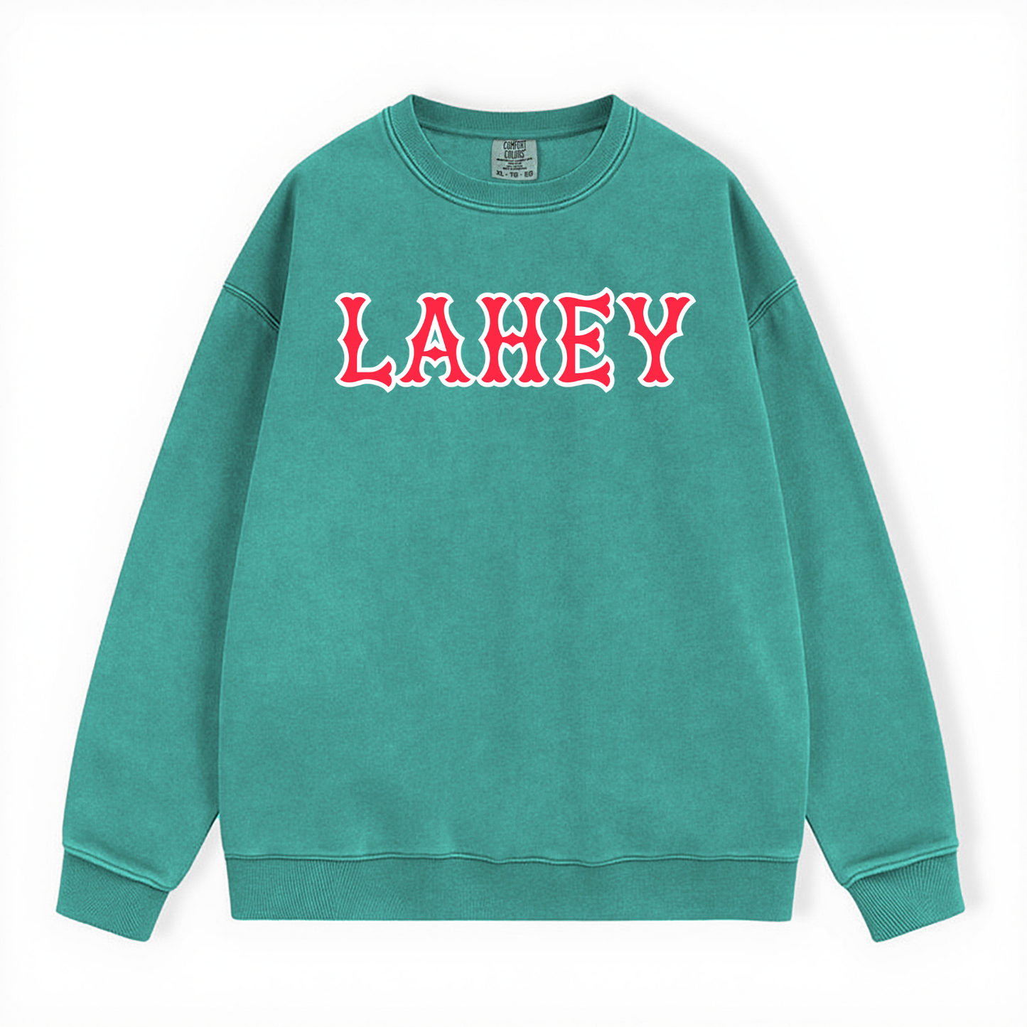 LAHEY SOX LETTERS CREWNECK