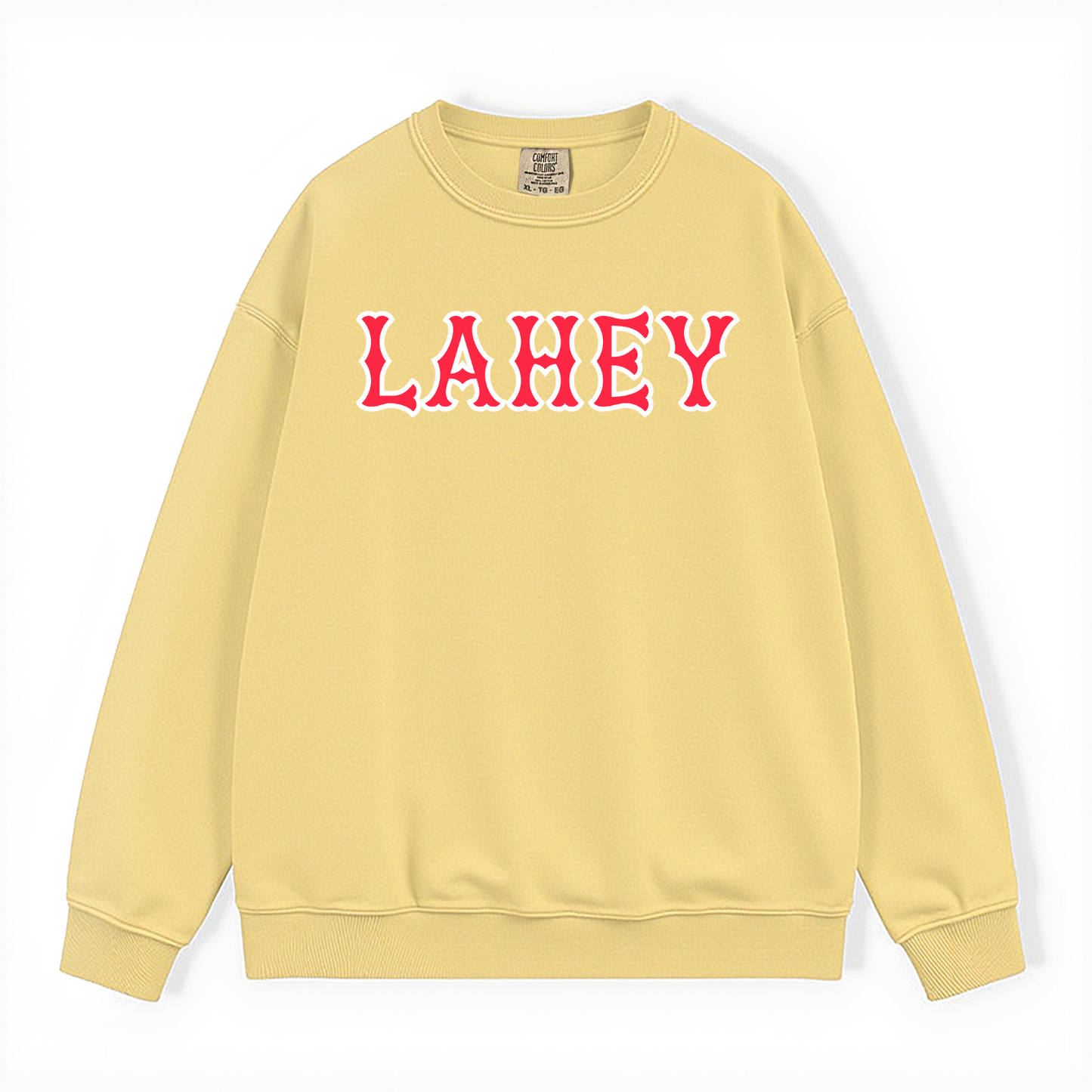 LAHEY SOX LETTERS CREWNECK
