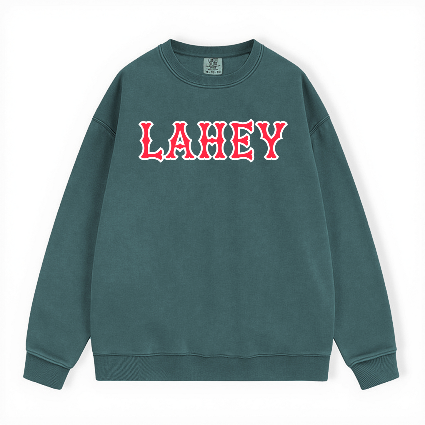 LAHEY SOX LETTERS CREWNECK