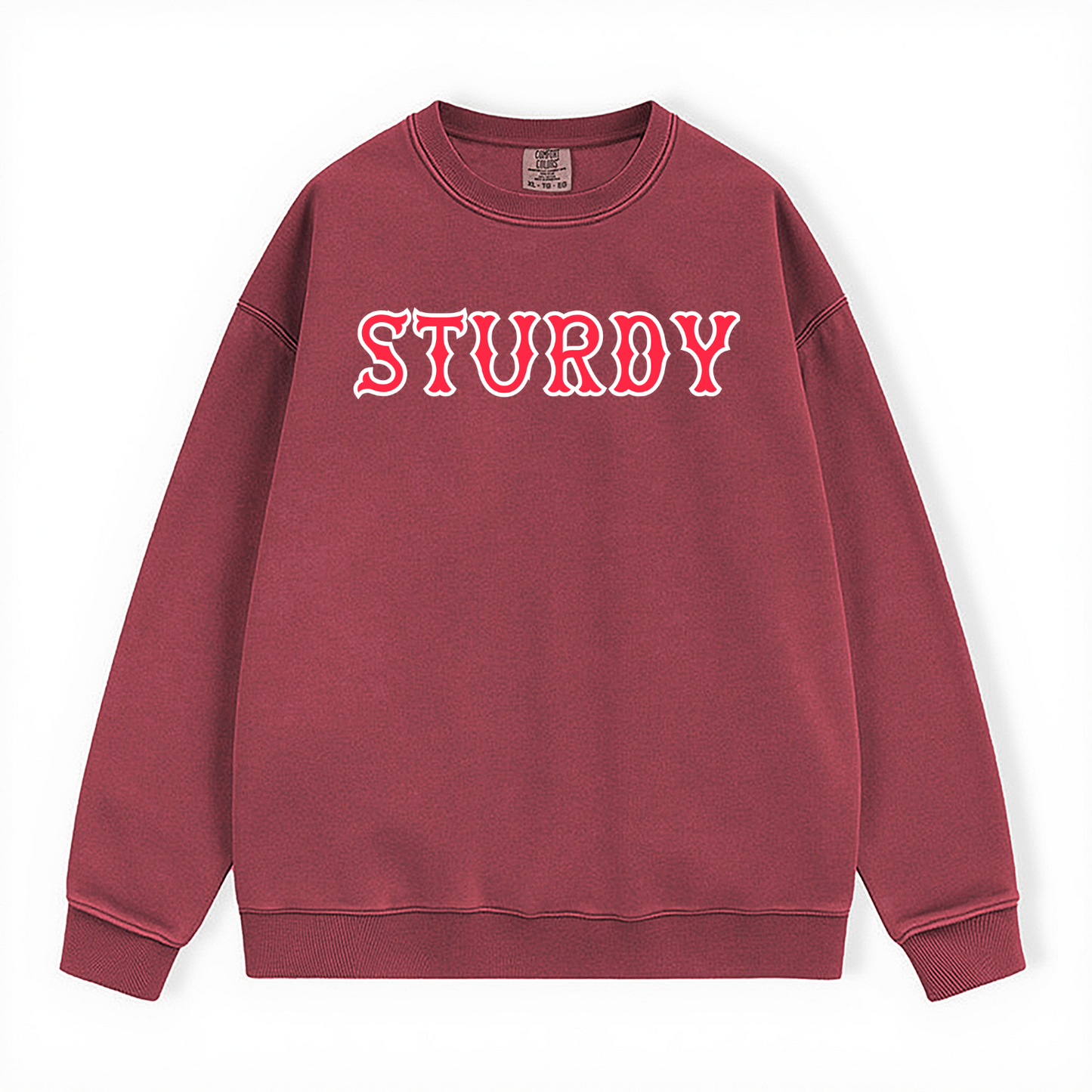 STURDY SOX LETTERS CREWNECK