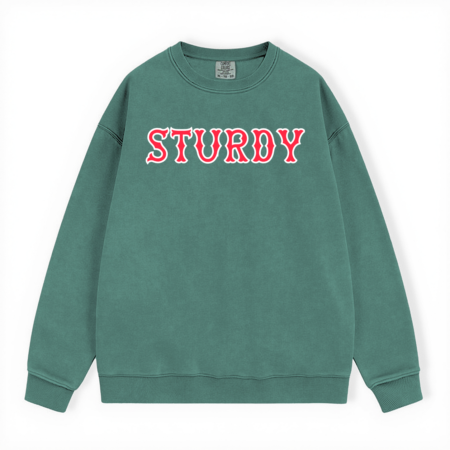 STURDY SOX LETTERS CREWNECK