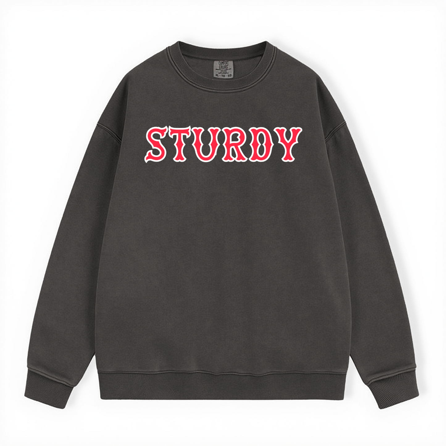 STURDY SOX LETTERS CREWNECK