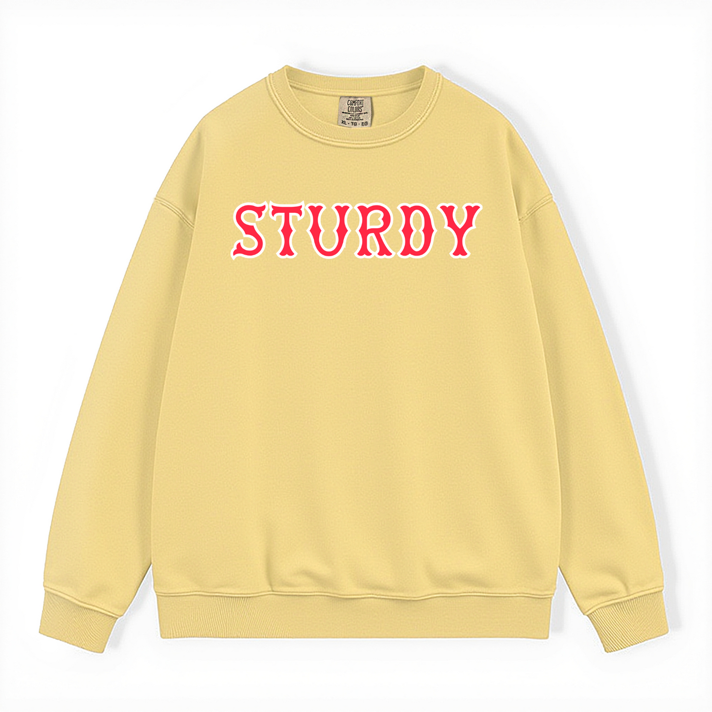STURDY SOX LETTERS CREWNECK
