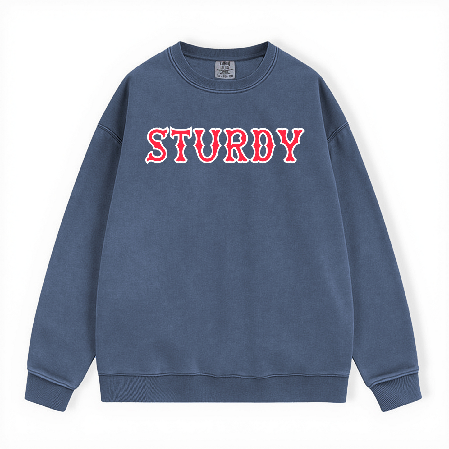STURDY SOX LETTERS CREWNECK
