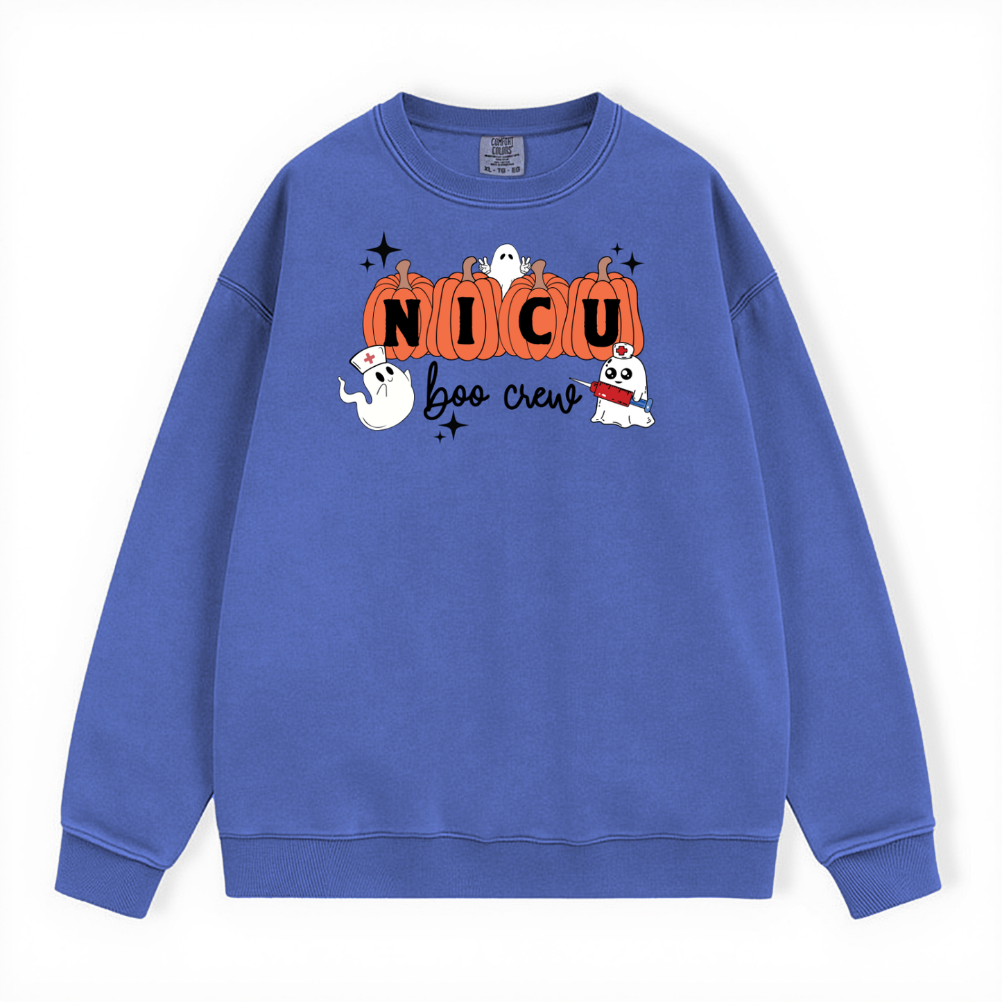 NICU BOO CREW CREWNECK