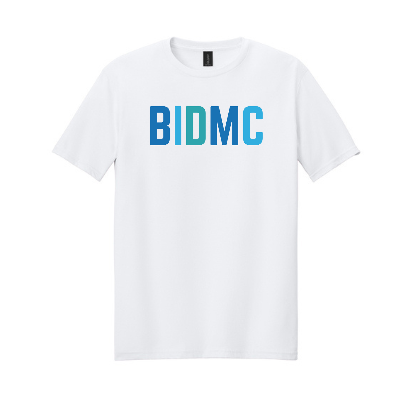 BIDMC MULTICOLOR BLUE SOFTSTYLE T-SHIRT - CLEARANCE