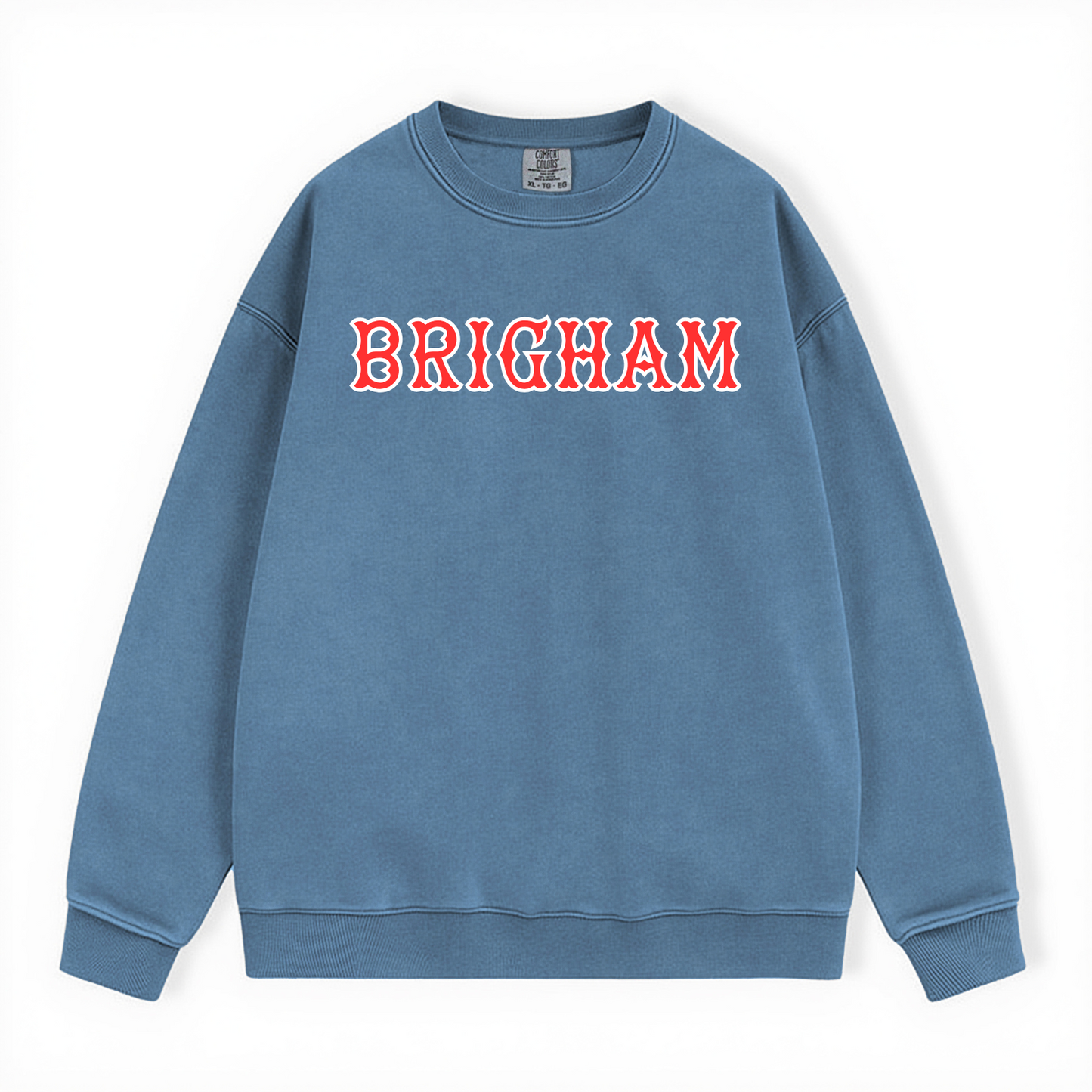 BRIGHAM SOX LETTERS CREWNECK