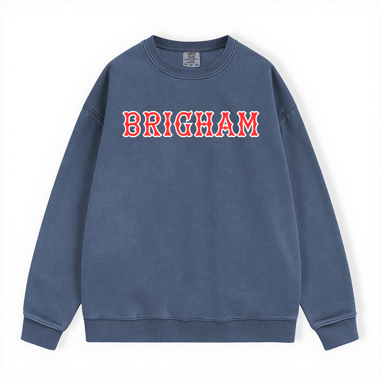 BRIGHAM SOX LETTERS CREWNECK