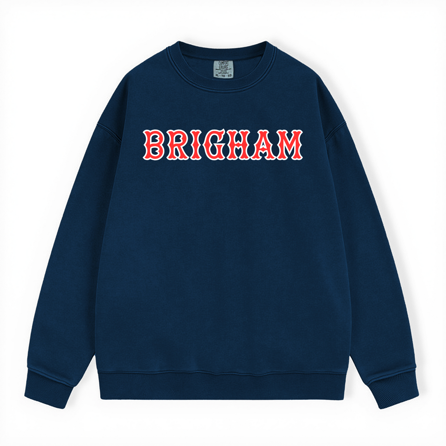 BRIGHAM SOX LETTERS CREWNECK