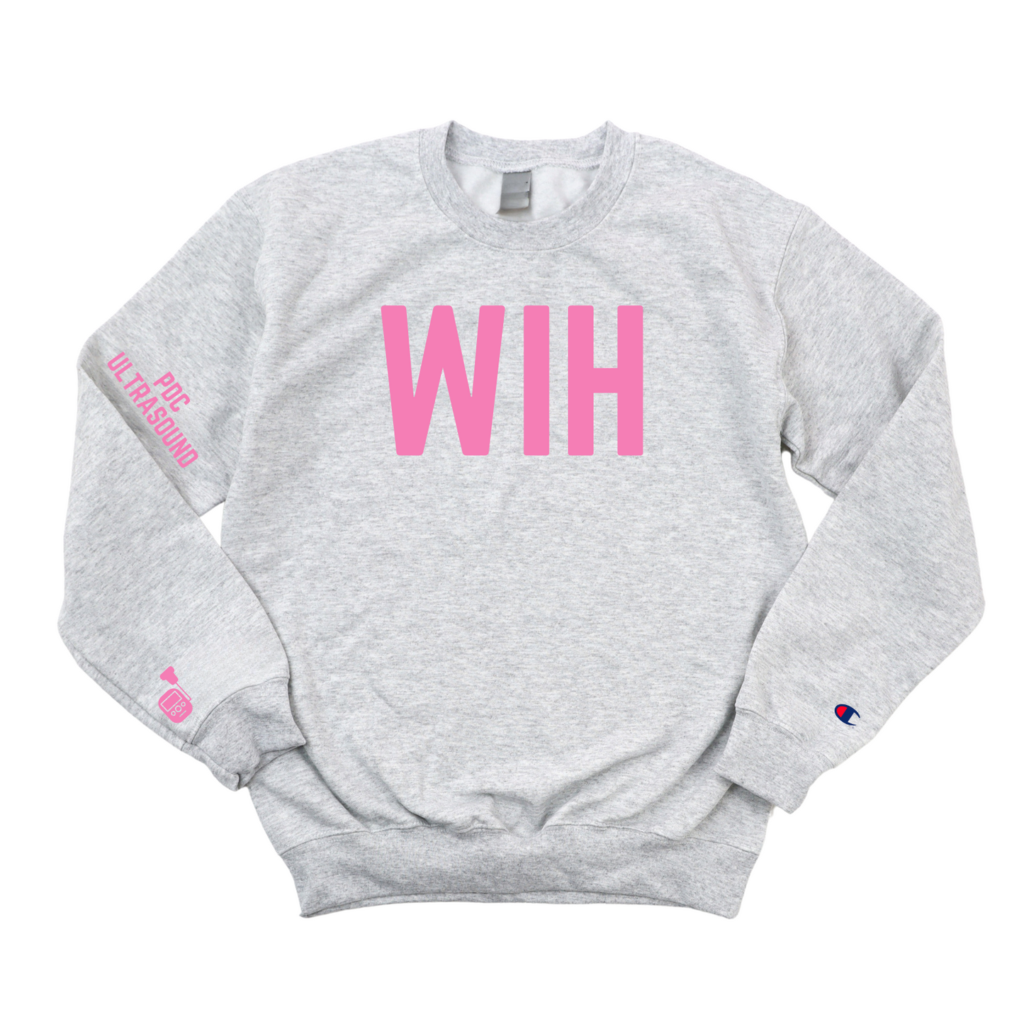 PINK WIH PDC ULTRASOUND CHAMPION CREWNECK