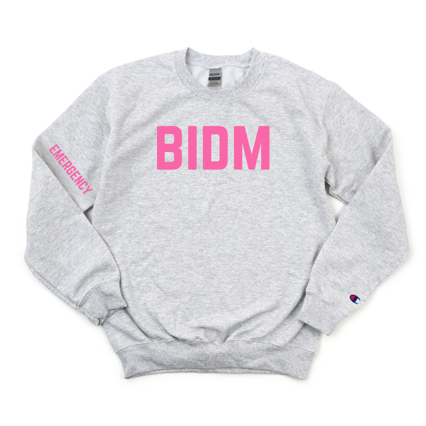 PINK BIDM - EMERGENCY CHAMPION CREWNECK