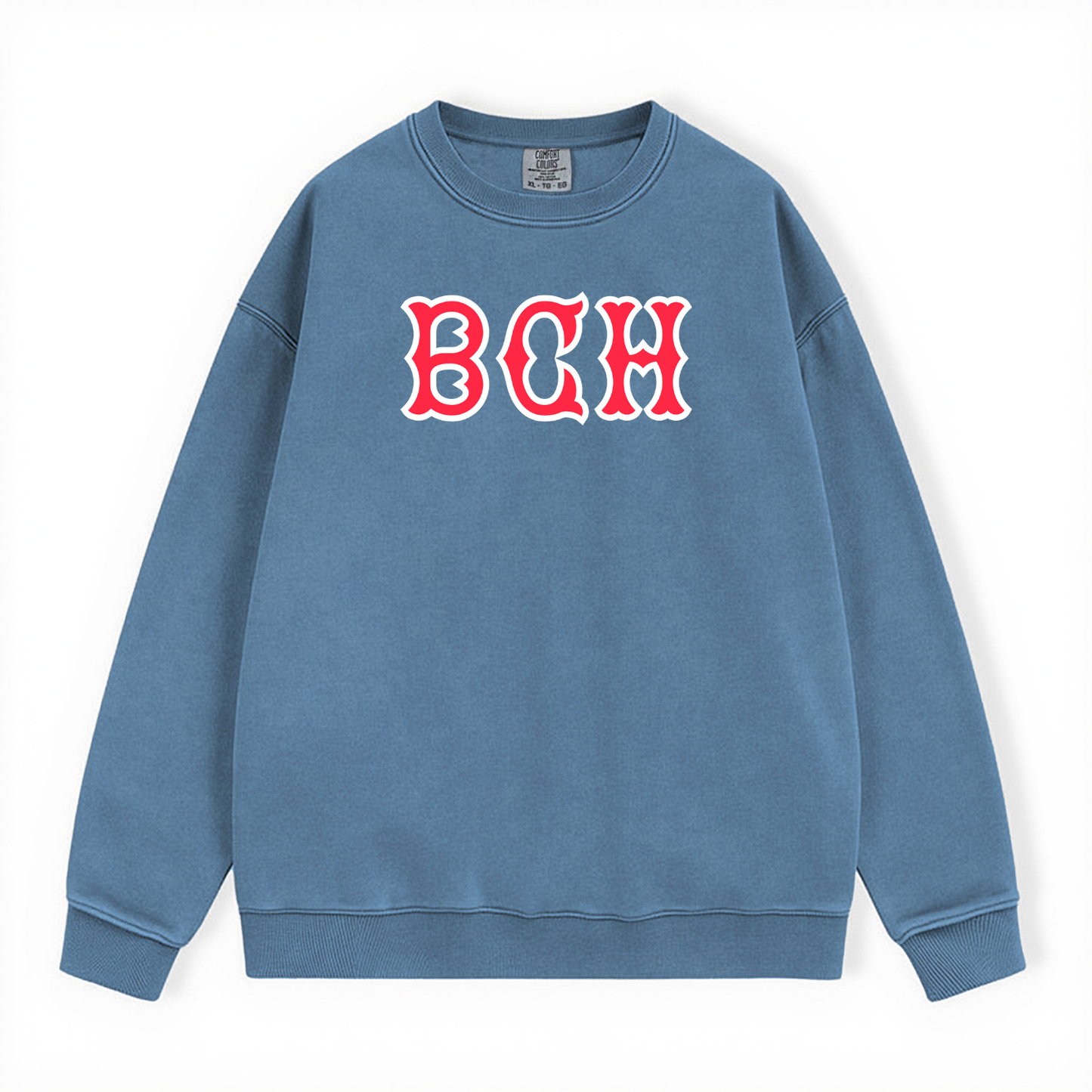 BCH SOX LETTERS CREWNECK
