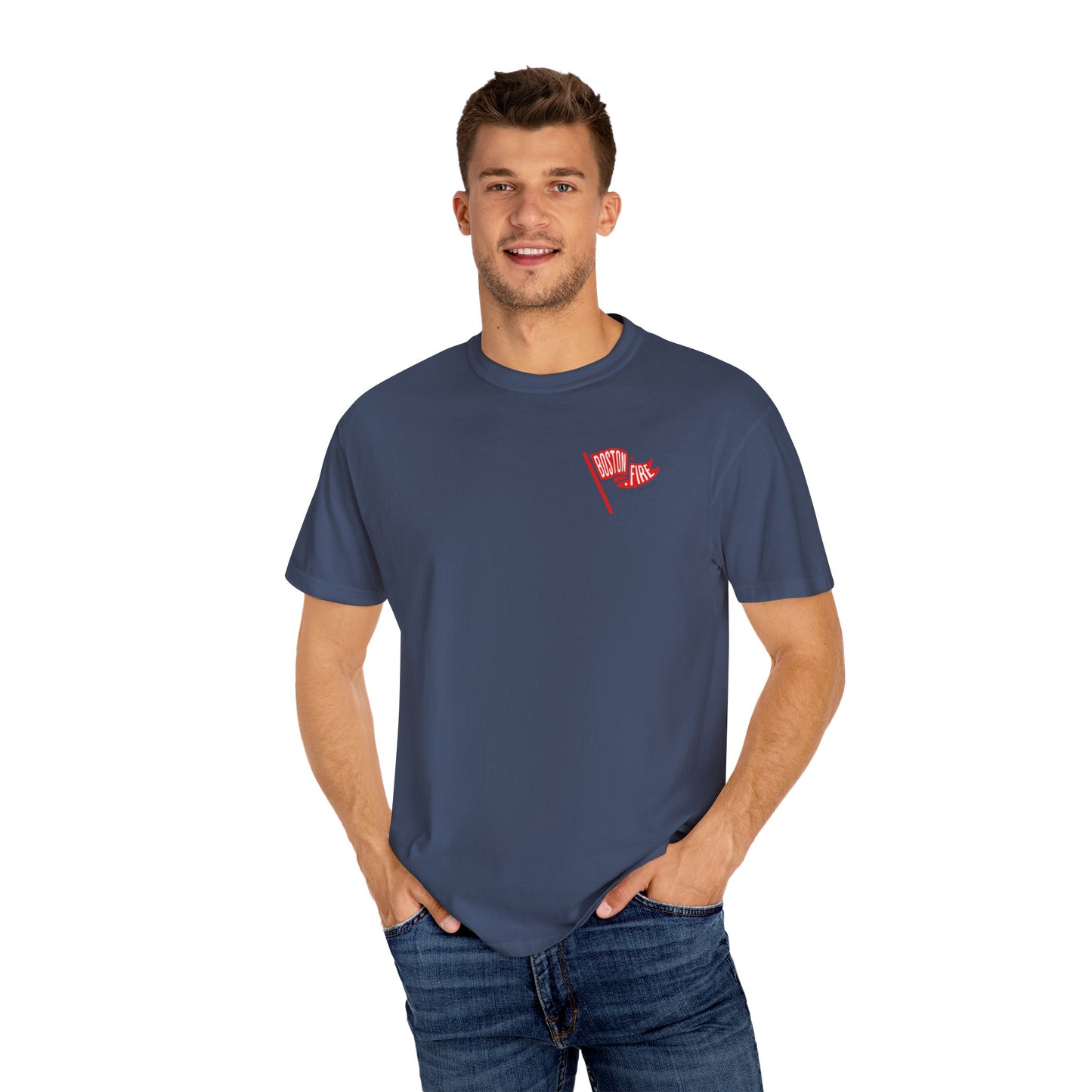 BOSTON FIRE FLAG T-SHIRT