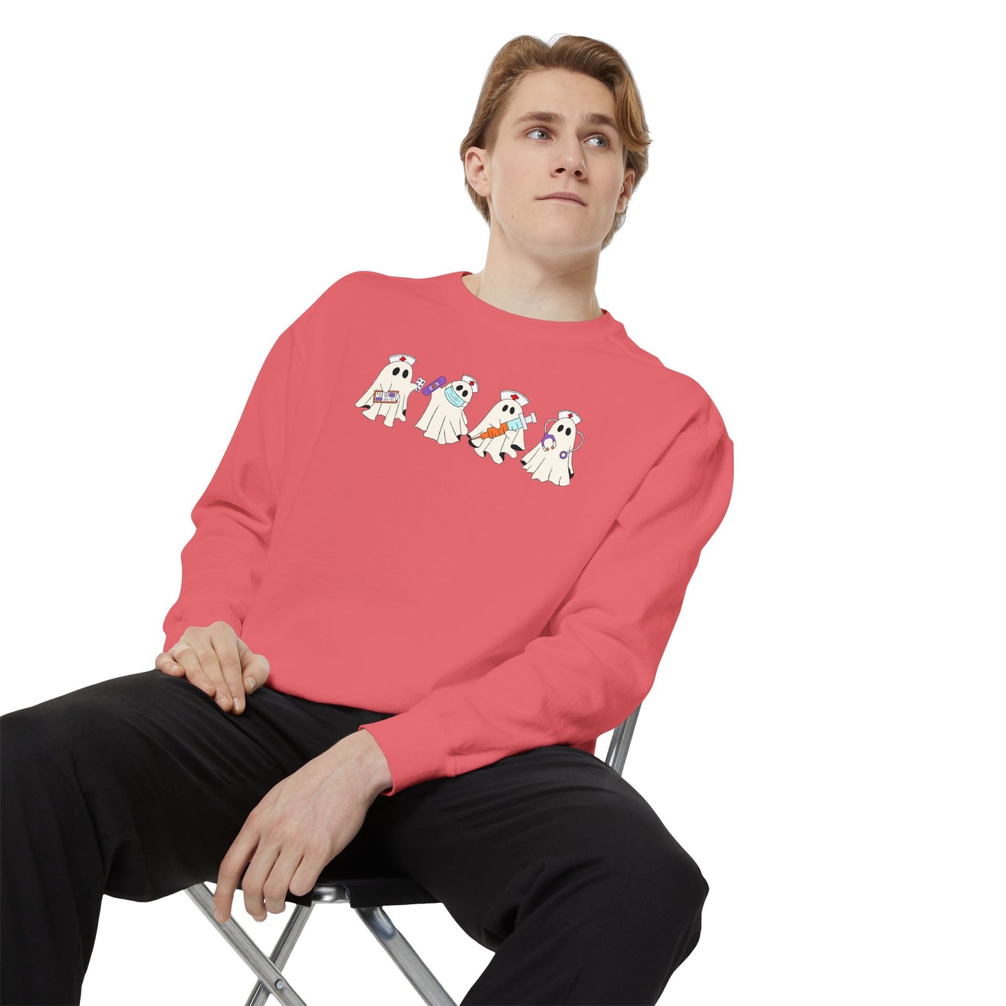 BOO BOO CREW GHOST CREWNECK