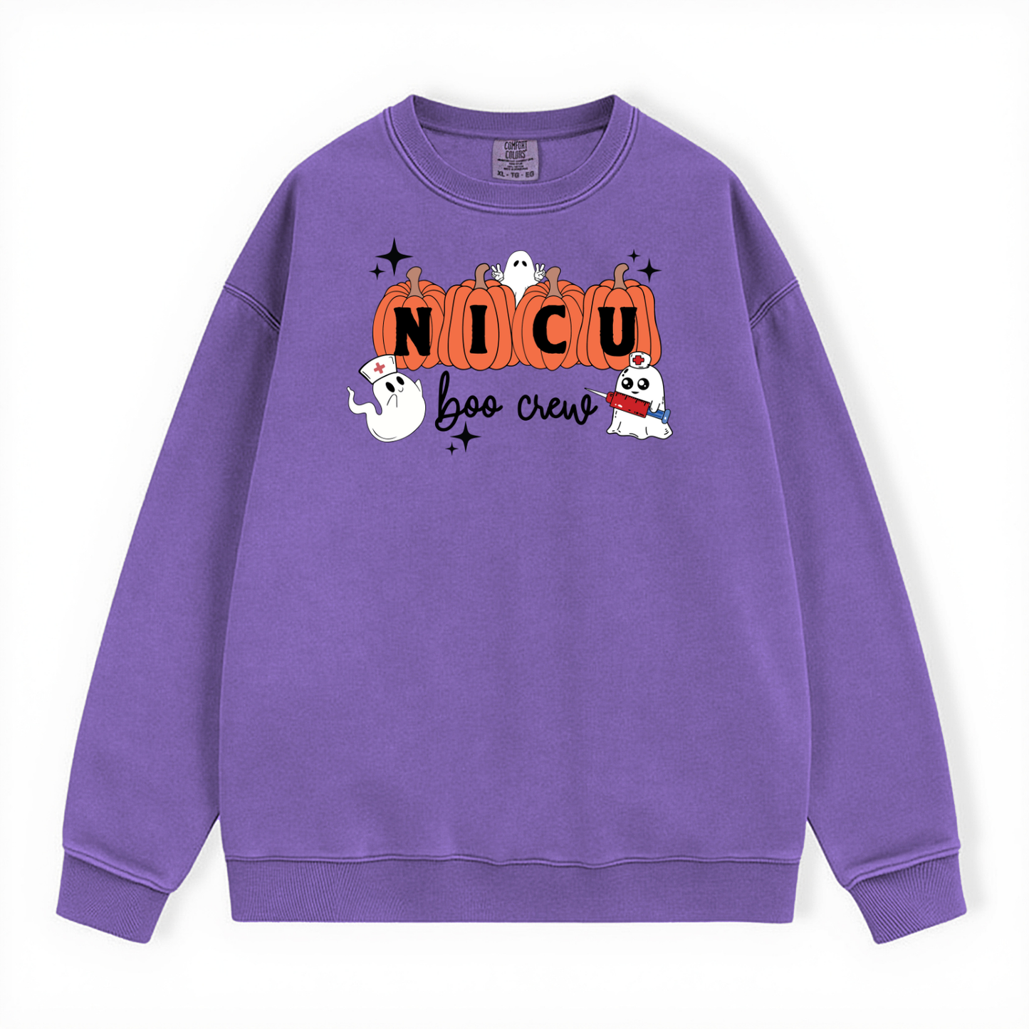NICU BOO CREW CREWNECK