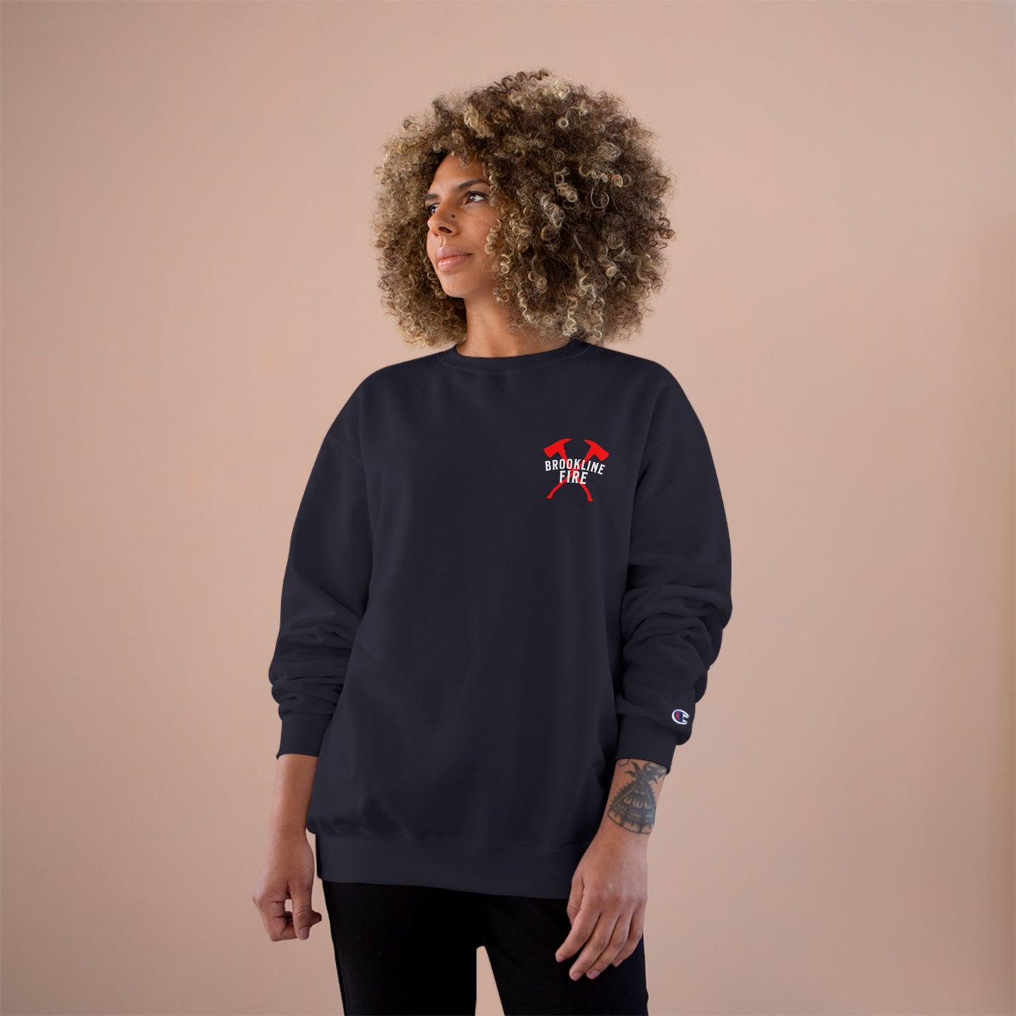 BROOKLINE FIRE CHAMPION CREWNECK