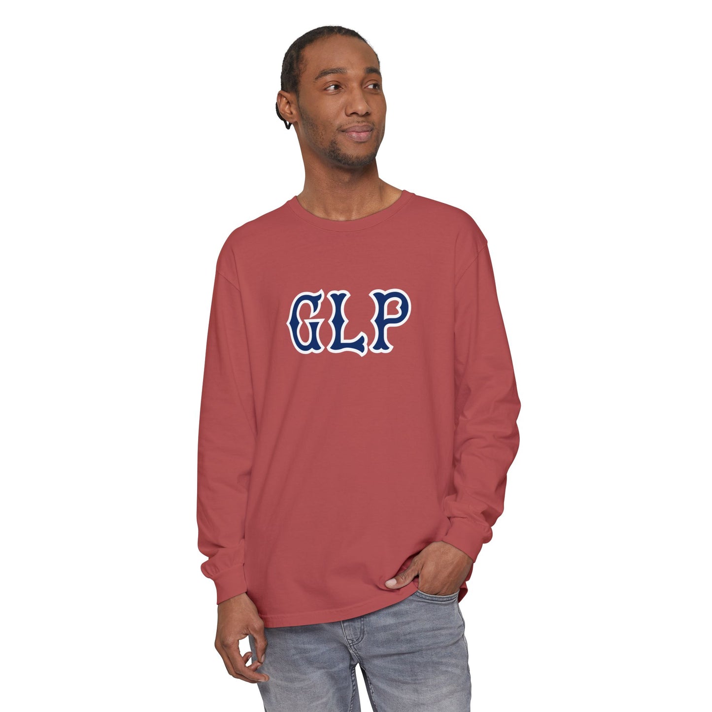 GLP NAVY SOX LETTERS LONG SLEEVE