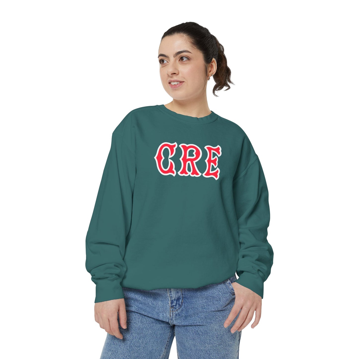 CRE SOX LETTERS CREWNECK