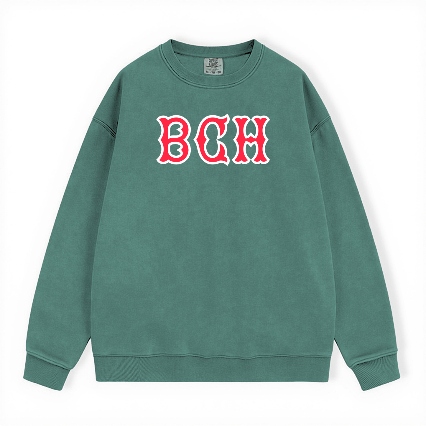 BCH SOX LETTERS CREWNECK