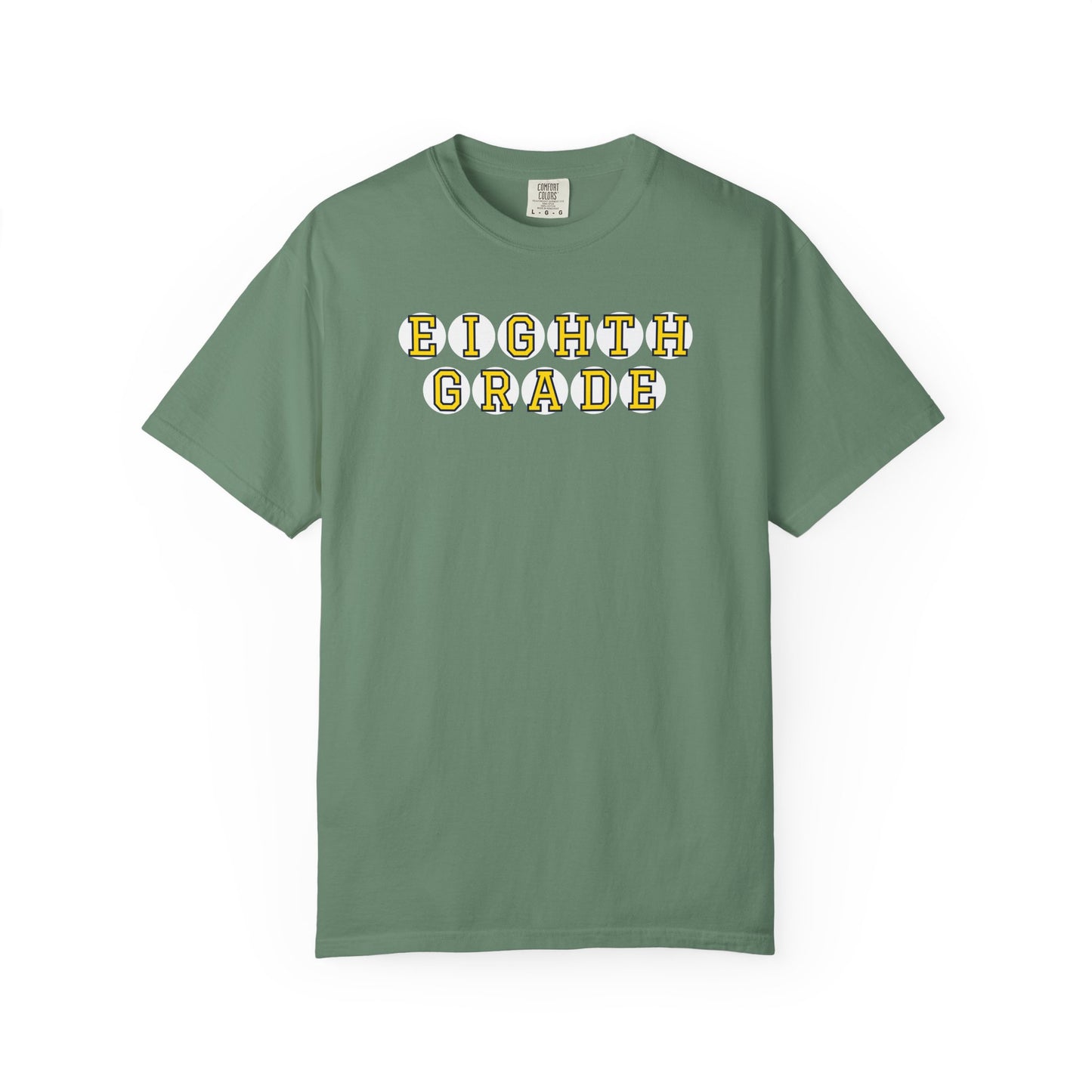 EIGHTH GRADE YELLOW PLAYER LETTERS T-SHIRT