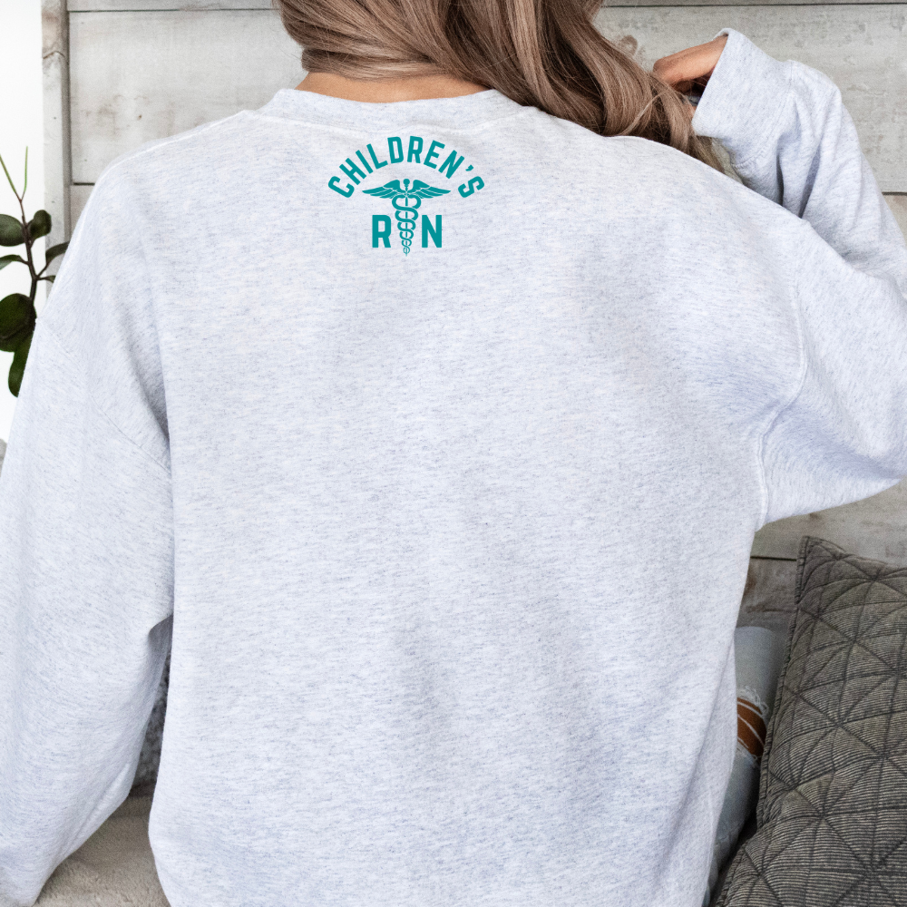 TEAL BCH RN - RADIOLOGY CHAMPION CREWNECK CLEARANCE