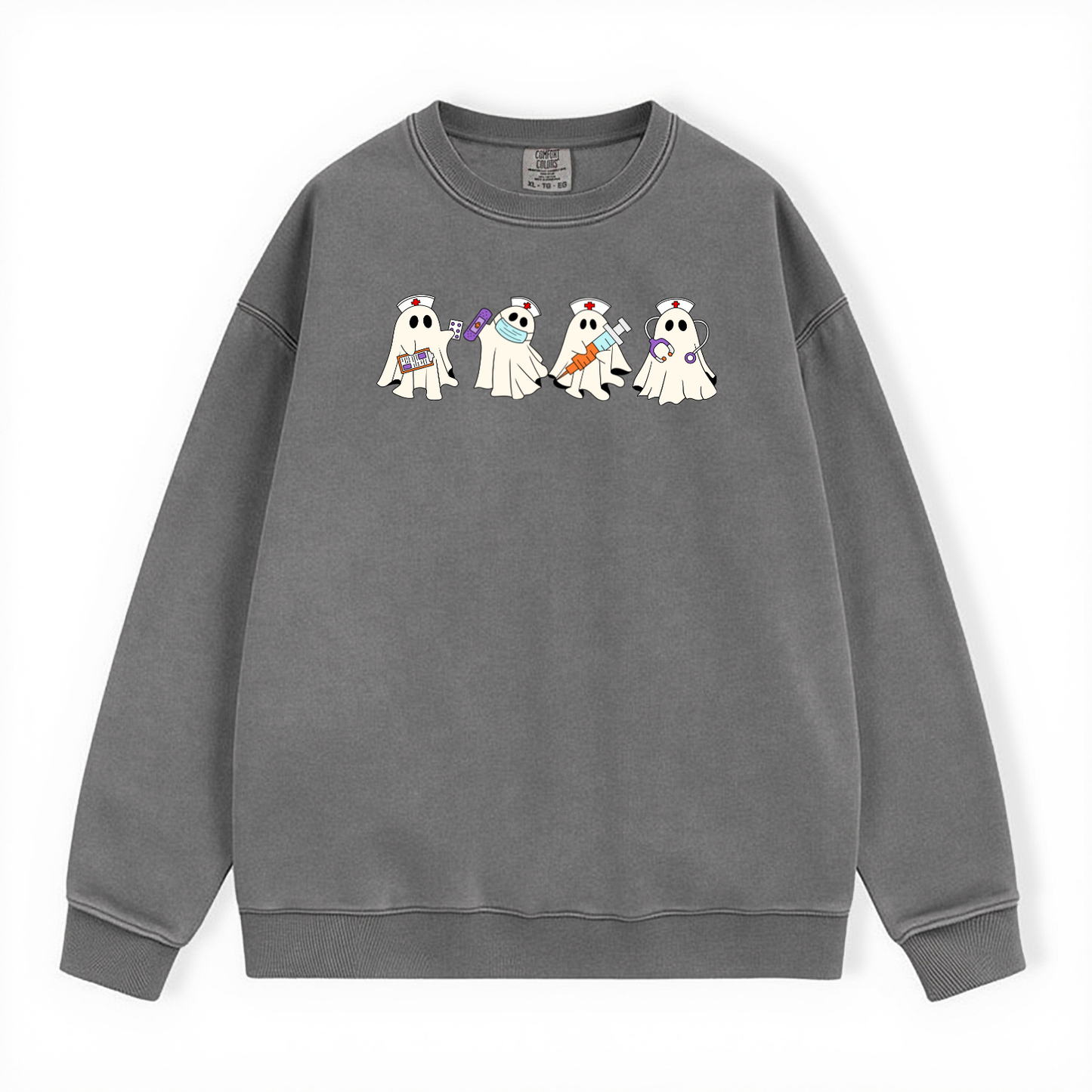 BOO BOO CREW GHOST CREWNECK