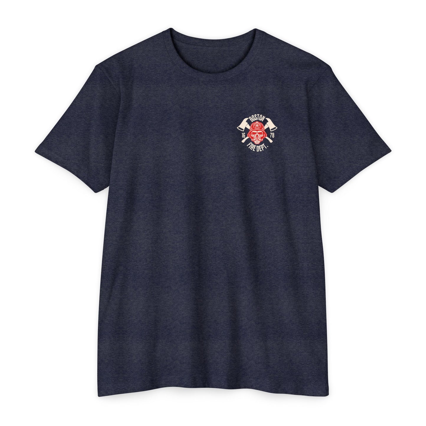 BOSTON FIRE SKULL T-SHIRT
