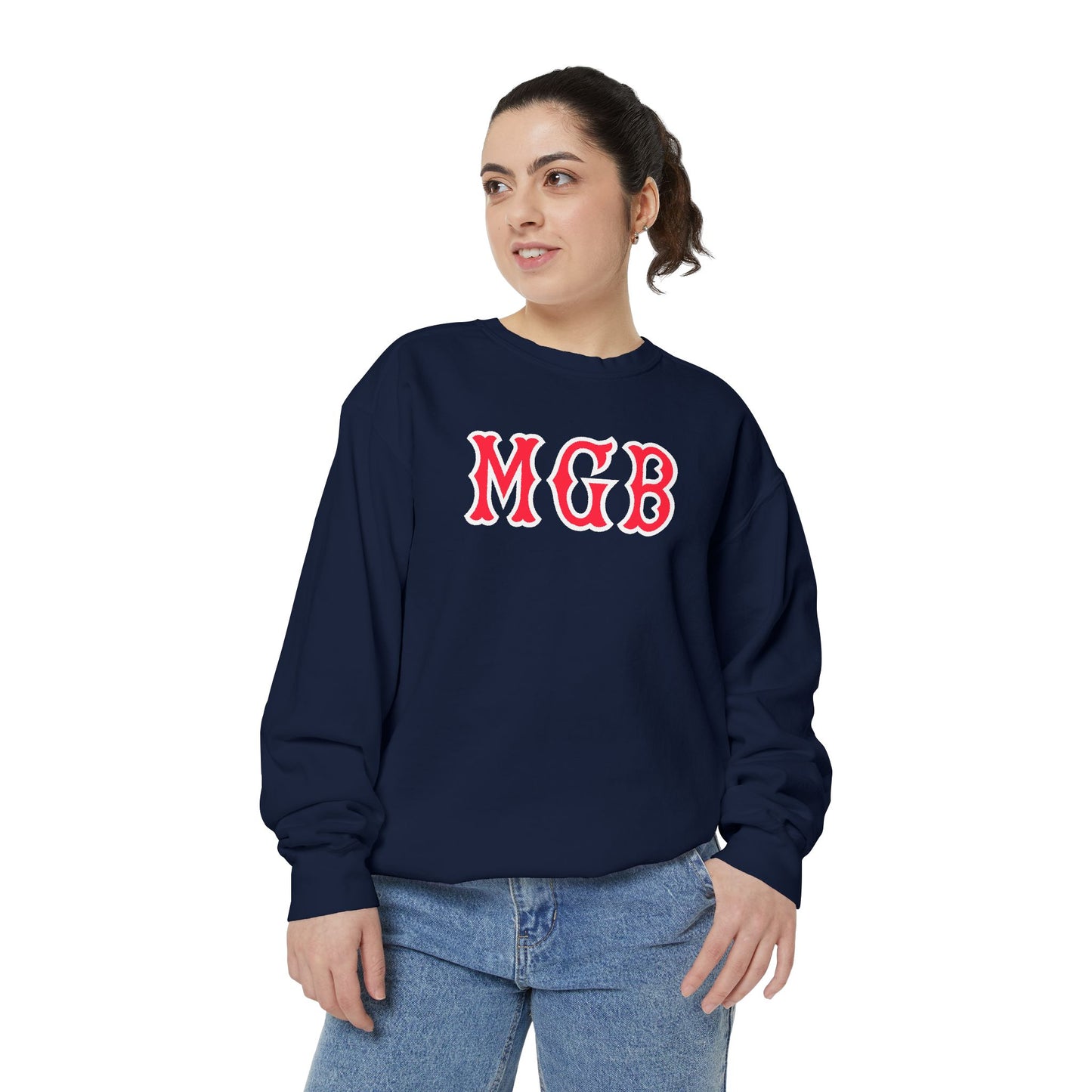 MGB SOX LETTERS CREWNECK