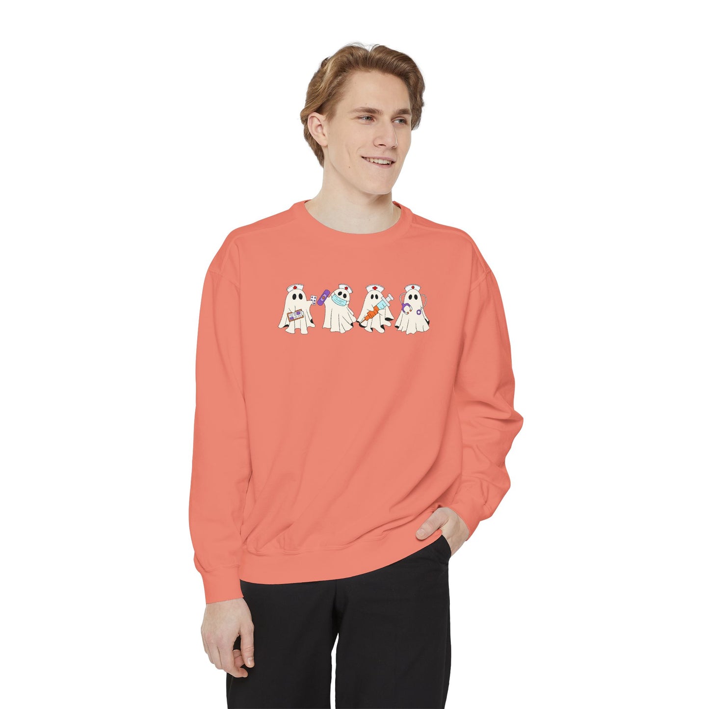 BOO BOO CREW GHOST CREWNECK